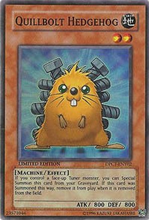 Quillbolt Hedgehog (DPCT-ENY02) - 2010 Duelist Pack Collection Tin Limited - Premium Yugioh Single from Konami - Just $0.55! Shop now at Game Crave Tournament Store