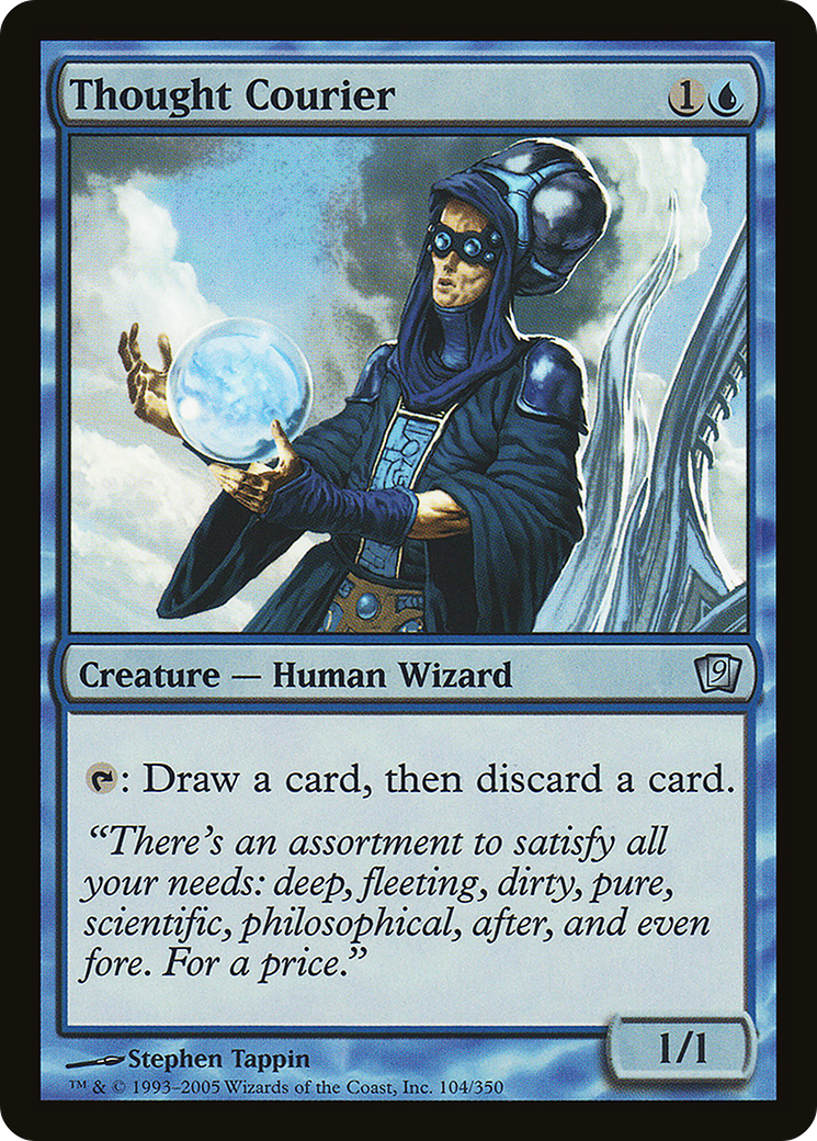 Thought Courier (9ED-104★) - Ninth Edition Foil - Premium MTG Single from Wizards of the Coast - Just $1.32! Shop now at Game Crave Tournament Store
