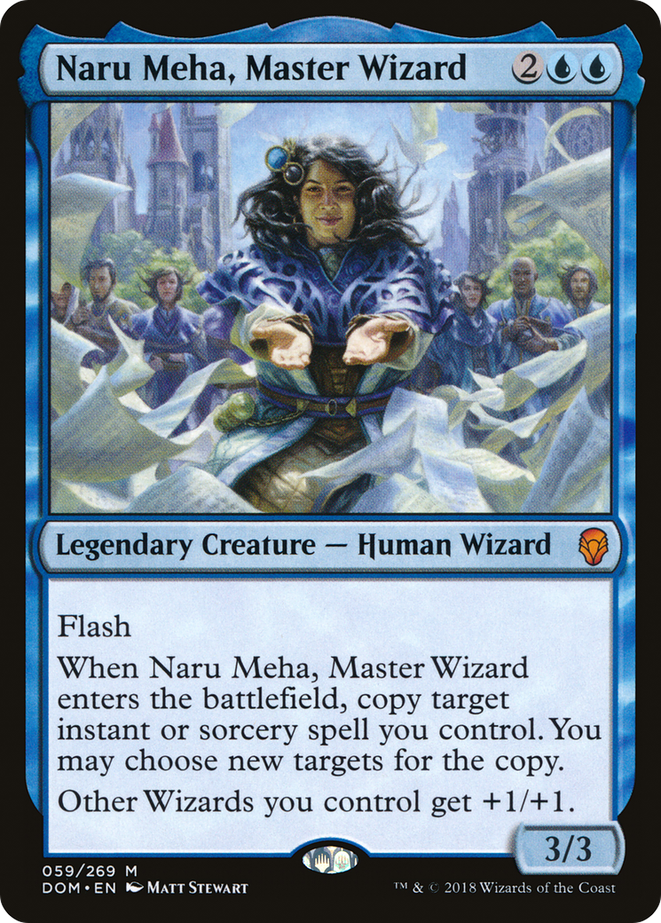 Naru Meha, Master Wizard (DOM-059) - Dominaria - Premium MTG Single from Wizards of the Coast - Just $0.57! Shop now at Game Crave Tournament Store