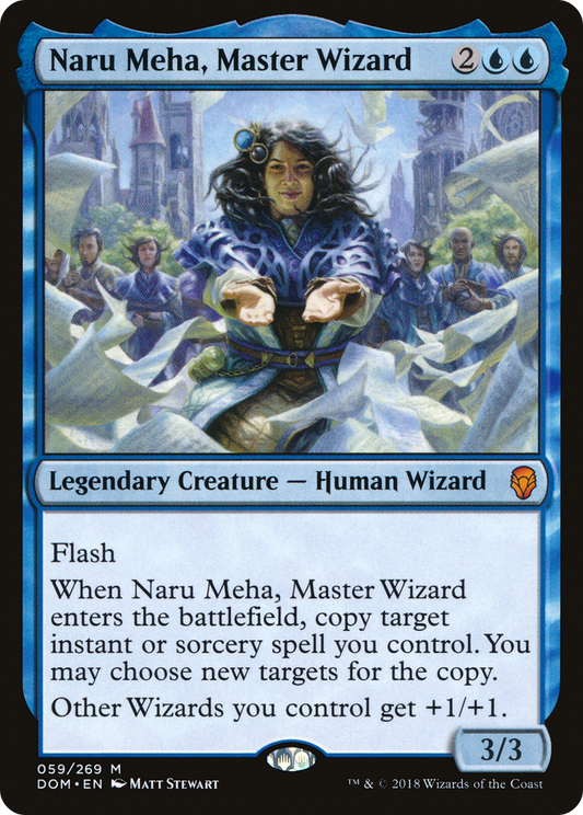 Naru Meha, Master Wizard (DOM-059) - Dominaria - Premium MTG Single from Wizards of the Coast - Just $0.57! Shop now at Game Crave Tournament Store