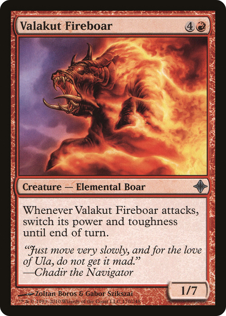 Valakut Fireboar (ROE-170) - Rise of the Eldrazi - Premium MTG Single from Wizards of the Coast - Just $0.25! Shop now at Game Crave Tournament Store
