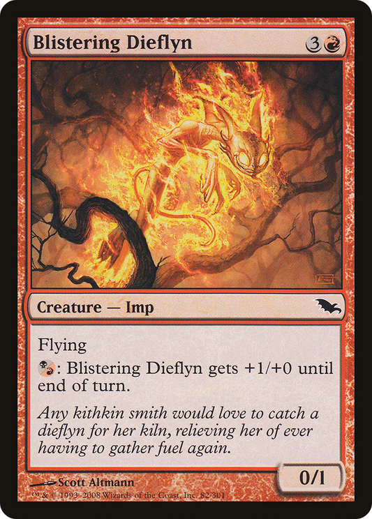 Blistering Dieflyn (SHM-082) - Shadowmoor Foil - Premium MTG Single from Wizards of the Coast - Just $0.25! Shop now at Game Crave Tournament Store