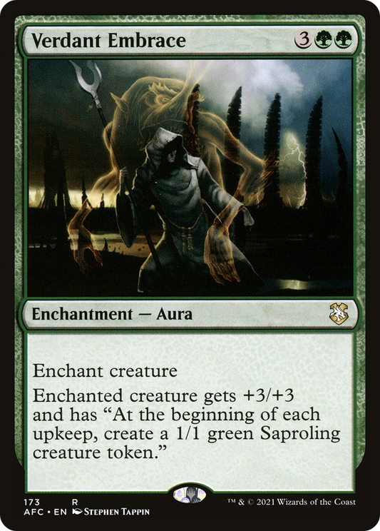Verdant Embrace (AFC-173) - Forgotten Realms Commander - Premium MTG Single from Wizards of the Coast - Just $0.08! Shop now at Game Crave Tournament Store