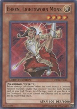 Ehren, Lightsworn Monk (CT08-EN016) - 2011 Collectors Tins Limited - Premium Yugioh Single from Konami - Just $0.96! Shop now at Game Crave Tournament Store