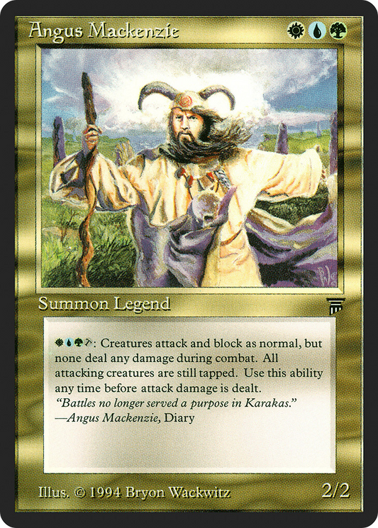 Angus Mackenzie (LEG-217) - Legends - Premium MTG Single from Wizards of the Coast - Just $240.03! Shop now at Game Crave Tournament Store