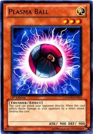 Plasma Ball (PHSW-EN014) - Photon Shockwave 1st Edition - Premium Yugioh Single from Konami - Just $0.25! Shop now at Game Crave Tournament Store