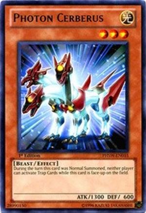Photon Cerberus (PHSW-EN015) - Photon Shockwave Unlimited - Premium Yugioh Single from Konami - Just $0.25! Shop now at Game Crave Tournament Store