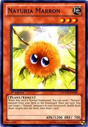 Naturia Marron (PHSW-EN029) - Photon Shockwave 1st Edition - Premium Yugioh Single from Konami - Just $0.25! Shop now at Game Crave Tournament Store