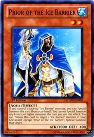 Prior of the Ice Barrier (PHSW-EN030) - Photon Shockwave Unlimited - Premium Yugioh Single from Konami - Just $0.25! Shop now at Game Crave Tournament Store