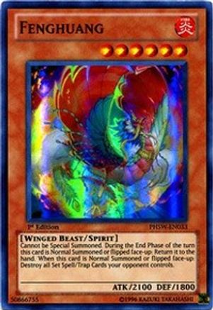 Fenghuang (PHSW-EN033) - Photon Shockwave 1st Edition - Premium Yugioh Single from Konami - Just $0.36! Shop now at Game Crave Tournament Store