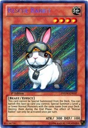 Rescue Rabbit (PHSW-EN037) - Photon Shockwave 1st Edition - Premium Yugioh Single from Konami - Just $11.48! Shop now at Game Crave Tournament Store