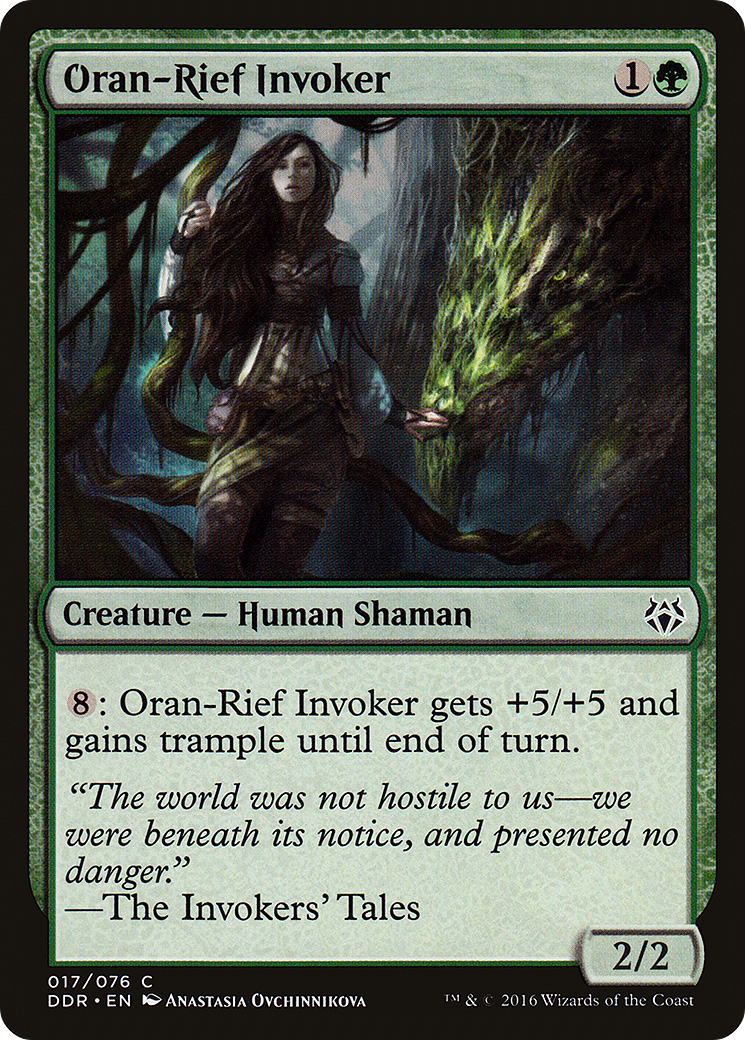 Oran-Rief Invoker (DDR-017) - Duel Decks: Nissa vs. Ob Nixilis - Premium MTG Single from Wizards of the Coast - Just $0.08! Shop now at Game Crave Tournament Store