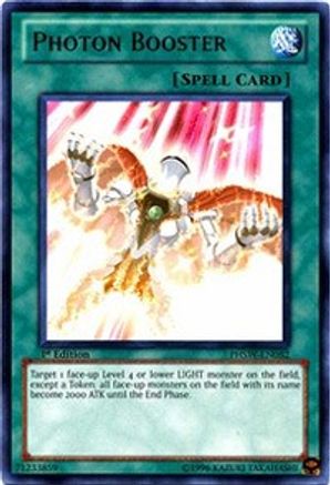 Photon Booster (PHSW-EN052) - Photon Shockwave 1st Edition - Premium Yugioh Single from Konami - Just $0.25! Shop now at Game Crave Tournament Store