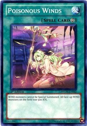 Poisonous Winds (PHSW-EN062) - Photon Shockwave Unlimited - Premium Yugioh Single from Konami - Just $0.25! Shop now at Game Crave Tournament Store