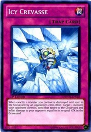 Icy Crevasse (PHSW-EN069) - Photon Shockwave 1st Edition - Premium Yugioh Single from Konami - Just $0.38! Shop now at Game Crave Tournament Store