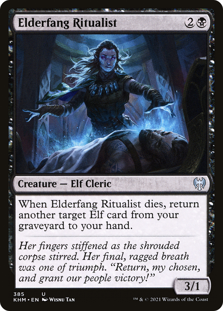 Elderfang Ritualist (KHM-385) - Kaldheim - Premium MTG Single from Wizards of the Coast - Just $0.08! Shop now at Game Crave Tournament Store