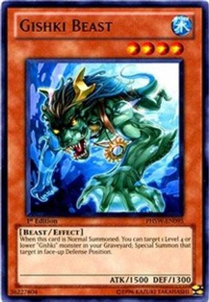 Gishki Beast (PHSW-EN095) - Photon Shockwave Unlimited - Premium Yugioh Single from Konami - Just $0.26! Shop now at Game Crave Tournament Store