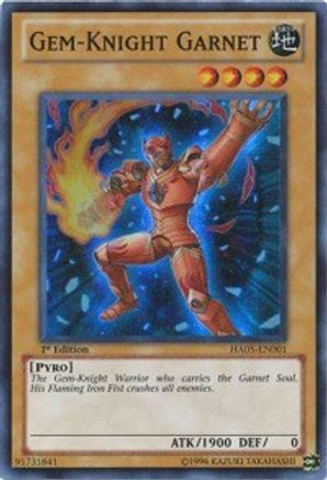 Gem-Knight Garnet (HA05-EN001) - Hidden Arsenal 5: Steelswarm Invasion 1st Edition - Premium Yugioh Single from Konami - Just $0.97! Shop now at Game Crave Tournament Store