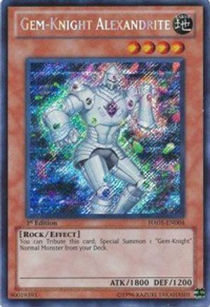Gem-Knight Alexandrite (HA05-EN004) - Hidden Arsenal 5: Steelswarm Invasion Unlimited - Premium Yugioh Single from Konami - Just $0.85! Shop now at Game Crave Tournament Store