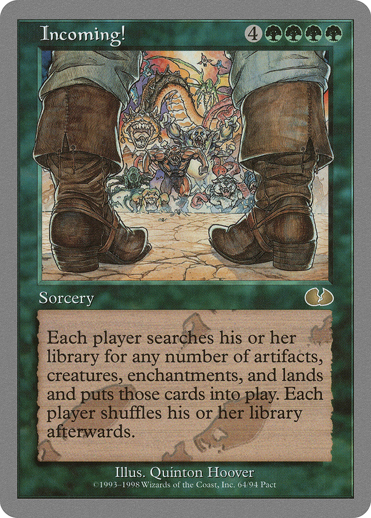 Incoming! (UGL-064) - Unglued - Premium MTG Single from Wizards of the Coast - Just $0.29! Shop now at Game Crave Tournament Store