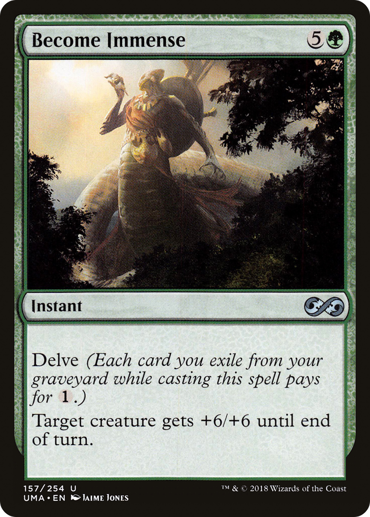Become Immense (UMA-157) - Ultimate Masters Foil - Premium MTG Single from Wizards of the Coast - Just $0.15! Shop now at Game Crave Tournament Store