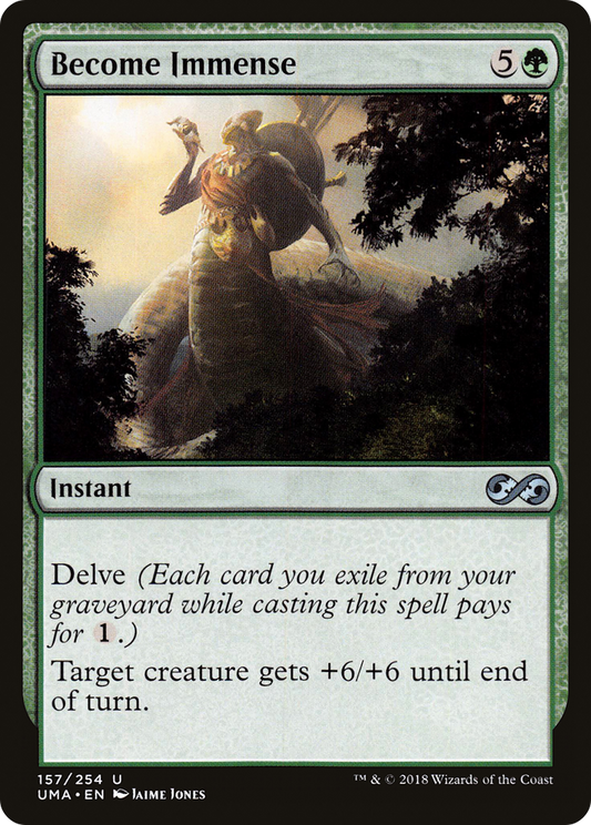 Become Immense (UMA-157) - Ultimate Masters Foil - Premium MTG Single from Wizards of the Coast - Just $0.15! Shop now at Game Crave Tournament Store