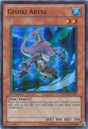 Gishki Abyss (HA05-EN031) - Hidden Arsenal 5: Steelswarm Invasion Unlimited - Premium Yugioh Single from Konami - Just $0.85! Shop now at Game Crave Tournament Store