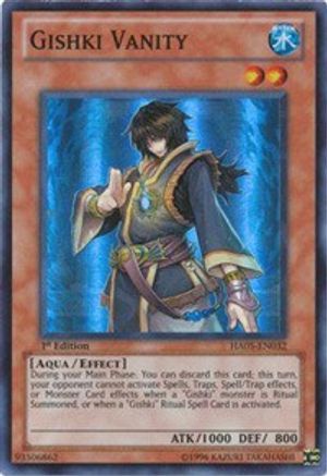 Gishki Vanity (HA05-EN032) - Hidden Arsenal 5: Steelswarm Invasion Unlimited - Premium Yugioh Single from Konami - Just $0.25! Shop now at Game Crave Tournament Store
