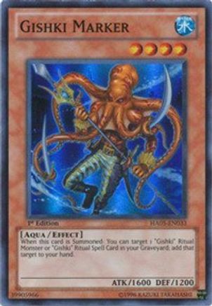 Gishki Marker (HA05-EN033) - Hidden Arsenal 5: Steelswarm Invasion 1st Edition - Premium Yugioh Single from Konami - Just $0.25! Shop now at Game Crave Tournament Store