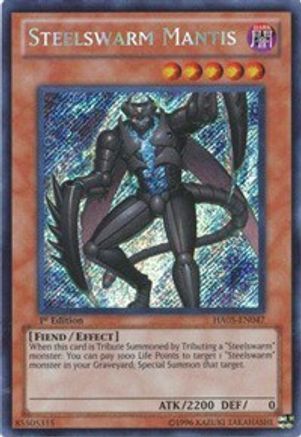 Steelswarm Mantis (HA05-EN047) - Hidden Arsenal 5: Steelswarm Invasion Unlimited - Premium Yugioh Single from Konami - Just $0.25! Shop now at Game Crave Tournament Store