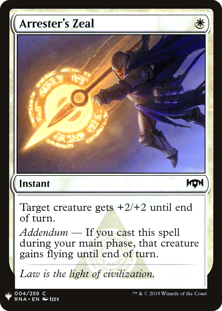 Arrester's Zeal (MB1-027) - Mystery Booster - Premium MTG Single from Wizards of the Coast - Just $0.08! Shop now at Game Crave Tournament Store