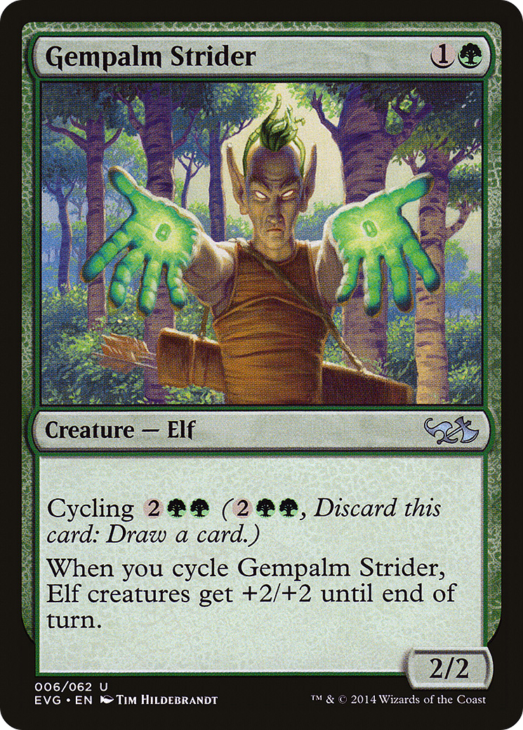 Gempalm Strider (EVG-006) - Duel Decks Anthology: Elves vs. Goblins - Premium MTG Single from Wizards of the Coast - Just $0.08! Shop now at Game Crave Tournament Store