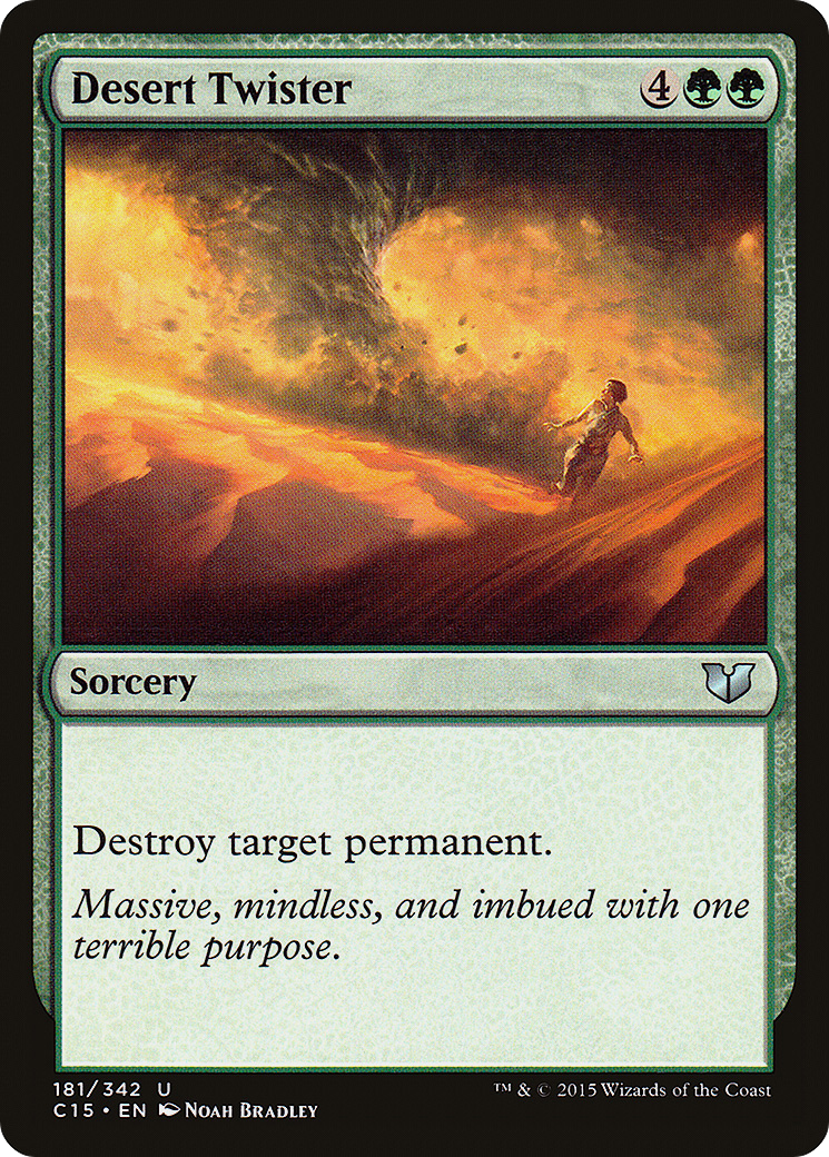 Desert Twister (C15-181) - Commander 2015 - Premium MTG Single from Wizards of the Coast - Just $0.08! Shop now at Game Crave Tournament Store