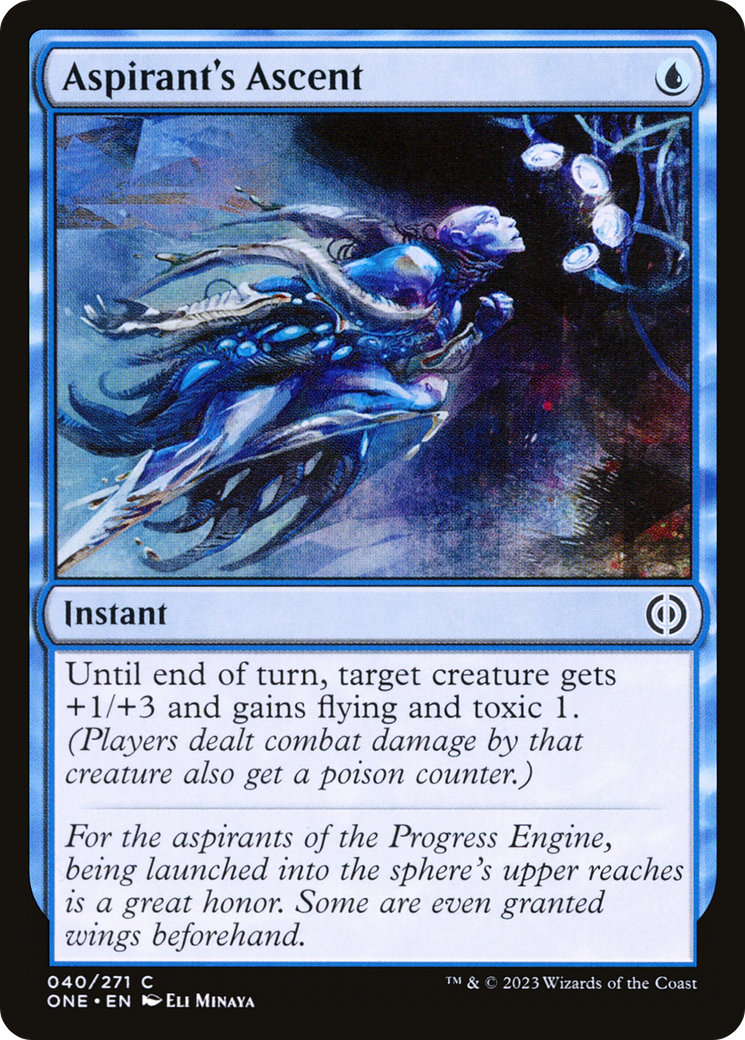 Aspirant's Ascent (ONE-040) - Phyrexia: All Will Be One - Premium MTG Single from Wizards of the Coast - Just $0.08! Shop now at Game Crave Tournament Store