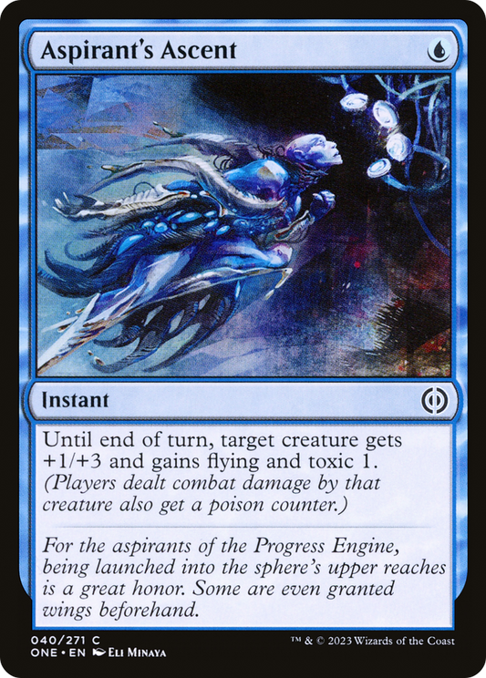 Aspirant's Ascent (ONE-040) - Phyrexia: All Will Be One - Premium MTG Single from Wizards of the Coast - Just $0.08! Shop now at Game Crave Tournament Store