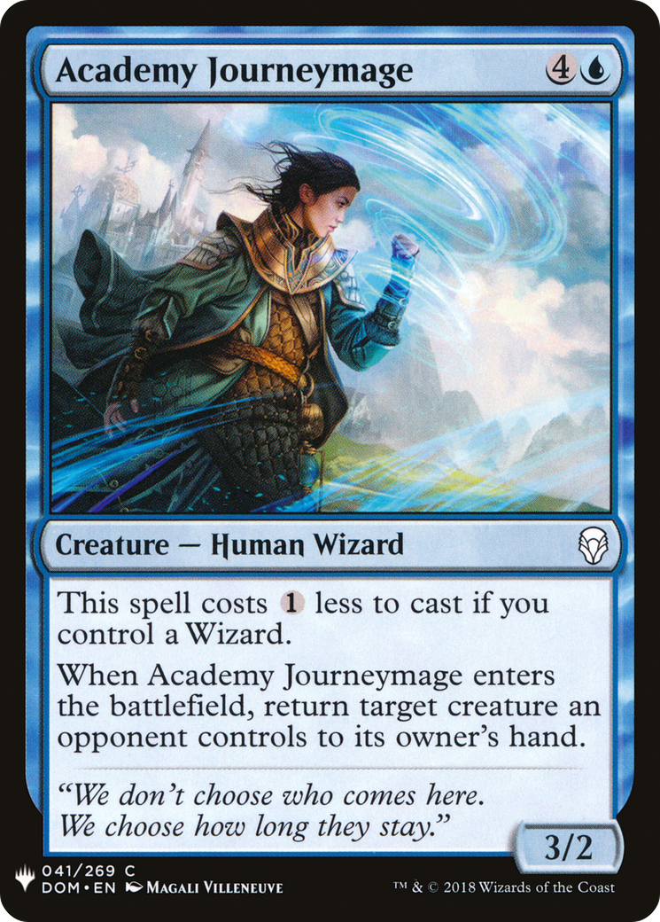 Academy Journeymage (MB1-281) - Mystery Booster - Premium MTG Single from Wizards of the Coast - Just $0.08! Shop now at Game Crave Tournament Store