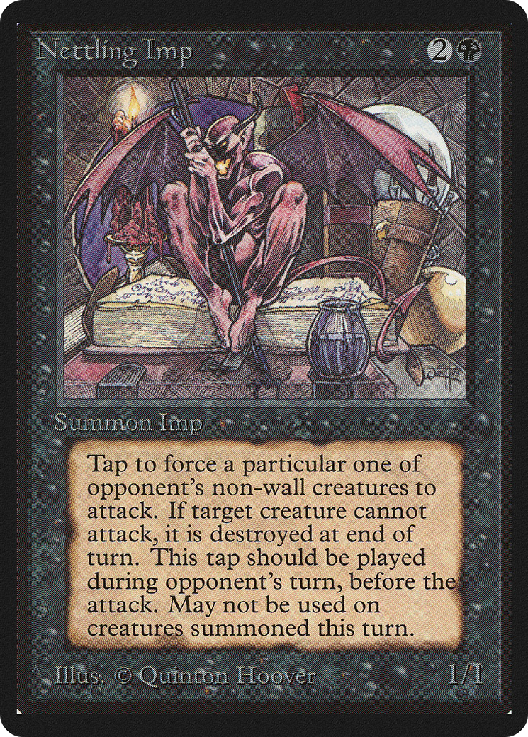 Nettling Imp (LEB-118) - Limited Edition Beta - Premium MTG Single from Wizards of the Coast - Just $10.19! Shop now at Game Crave Tournament Store