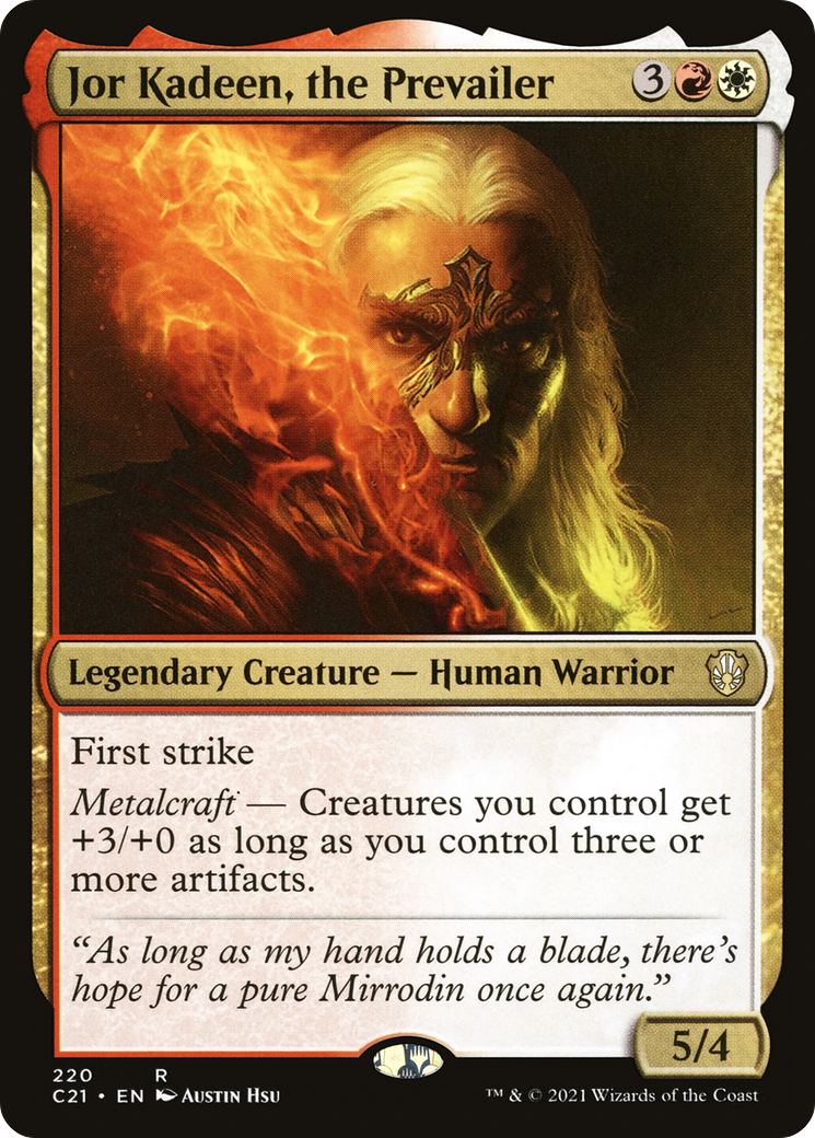 Jor Kadeen, the Prevailer (C21-220) - Commander 2021 - Premium MTG Single from Wizards of the Coast - Just $0.25! Shop now at Game Crave Tournament Store