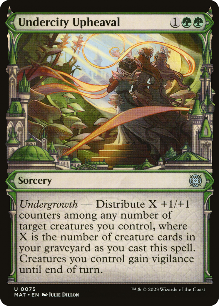 Undercity Upheaval (MAT-075) - March of the Machine: The Aftermath: (Showcase) Foil - Premium MTG Single from Wizards of the Coast - Just $0.08! Shop now at Game Crave Tournament Store