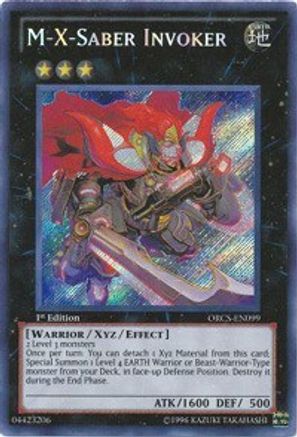 M-X-Saber Invoker (ORCS-EN099) - Order of Chaos Unlimited - Premium Yugioh Single from Konami - Just $3.15! Shop now at Game Crave Tournament Store