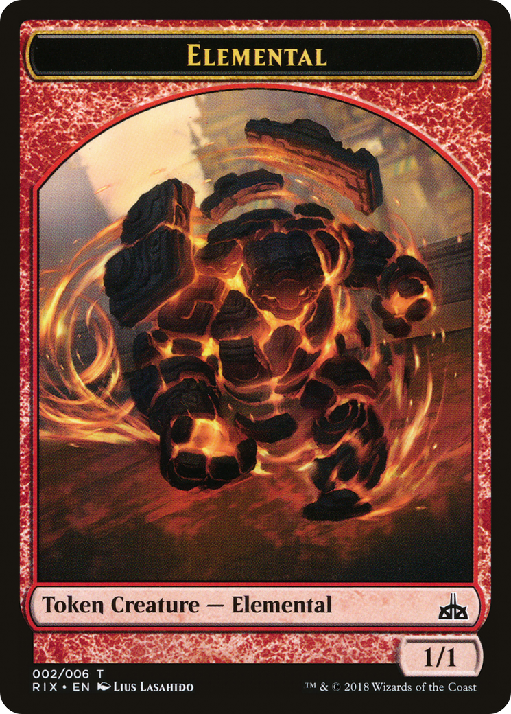 Elemental (TRIX-002) - Rivals of Ixalan Tokens - Premium MTG Single from Wizards of the Coast - Just $0.25! Shop now at Game Crave Tournament Store