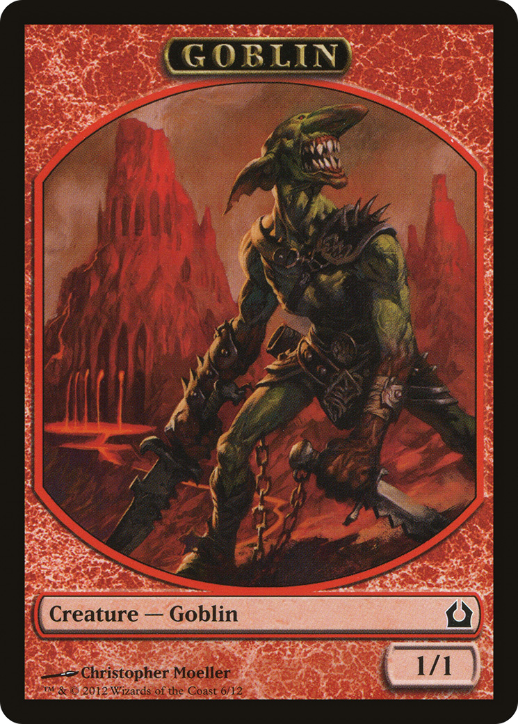 Goblin (TRTR-006) - Return to Ravnica Tokens - Premium MTG Single from Wizards of the Coast - Just $0.08! Shop now at Game Crave Tournament Store