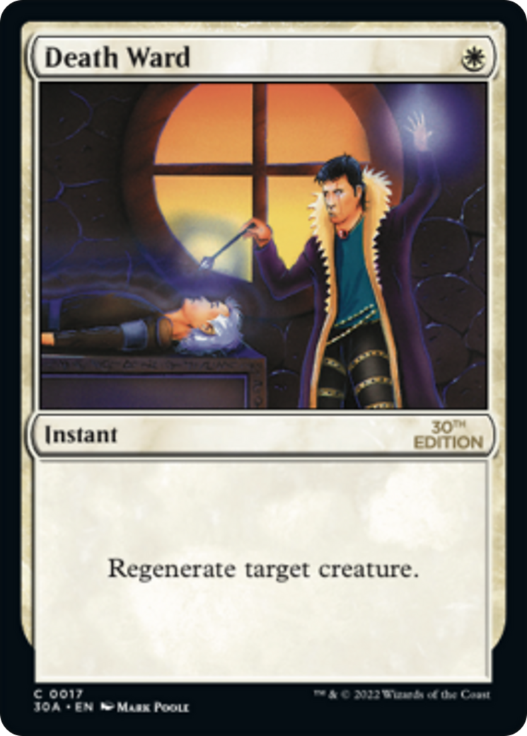 Death Ward (30A-017) - 30th Anniversary Edition - Premium MTG Single from Wizards of the Coast - Just $0.28! Shop now at Game Crave Tournament Store