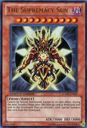 The Supremacy Sun (JUMP-EN057) - Shonen Jump Magazine Promos Limited - Premium Yugioh Single from Konami - Just $0.46! Shop now at Game Crave Tournament Store