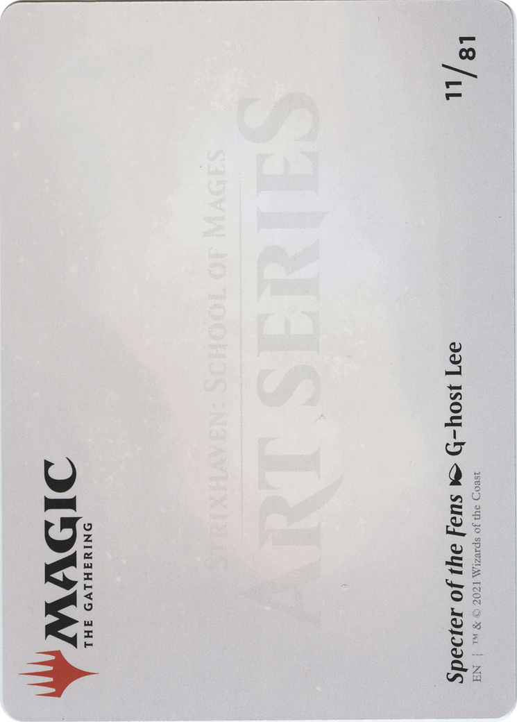 Specter of the Fens // Specter of the Fens (ASTX-011) - Strixhaven Art Series (Borderless) Foil - Premium MTG Single from Wizards of the Coast - Just $0! Shop now at Game Crave Tournament Store