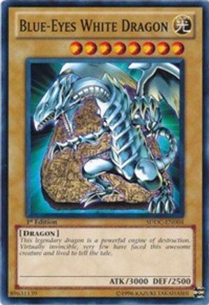 Blue-Eyes White Dragon (SDDC-EN004) - Structure Deck: Dragons Collide 1st Edition - Premium Yugioh Single from Konami - Just $0.63! Shop now at Game Crave Tournament Store