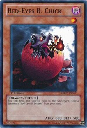 Red-Eyes B. Chick (SDDC-EN007) - Structure Deck: Dragons Collide Unlimited - Premium Yugioh Single from Konami - Just $0.26! Shop now at Game Crave Tournament Store