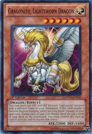 Gragonith, Lightsworn Dragon (SDDC-EN010) - Structure Deck: Dragons Collide 1st Edition - Premium Yugioh Single from Konami - Just $0.08! Shop now at Game Crave Tournament Store