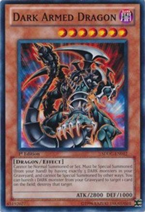 Dark Armed Dragon (SDDC-EN012) - Structure Deck: Dragons Collide Unlimited - Premium Yugioh Single from Konami - Just $0.31! Shop now at Game Crave Tournament Store