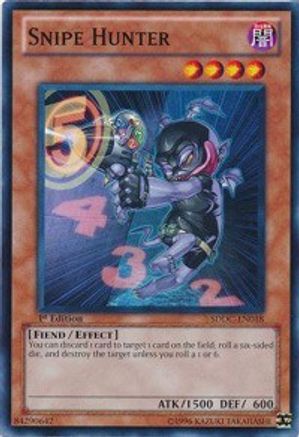 Snipe Hunter (SDDC-EN018) - Structure Deck: Dragons Collide Unlimited - Premium Yugioh Single from Konami - Just $0.25! Shop now at Game Crave Tournament Store